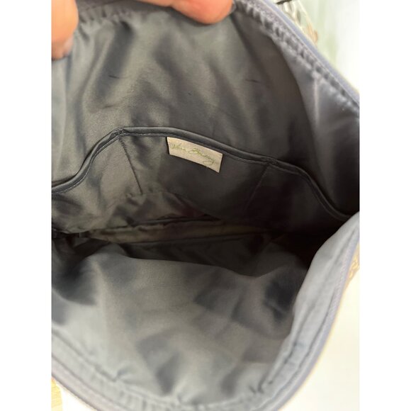 Vera Bradley Retired Green Floral Hipster Crossbody Bag - Adjustable Strap - Picture 6 of 9